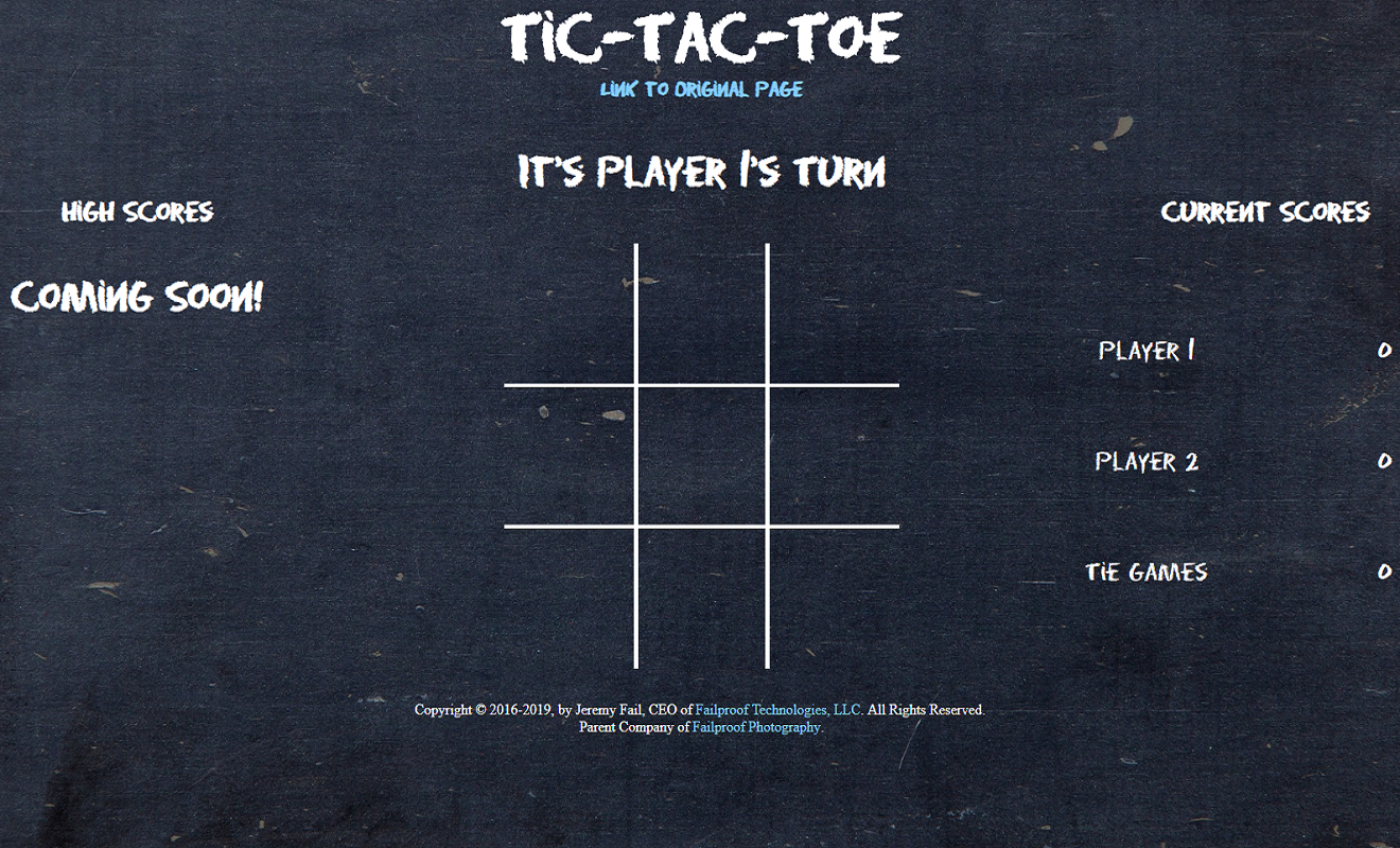 Tic-Tac-Toe Screenshot